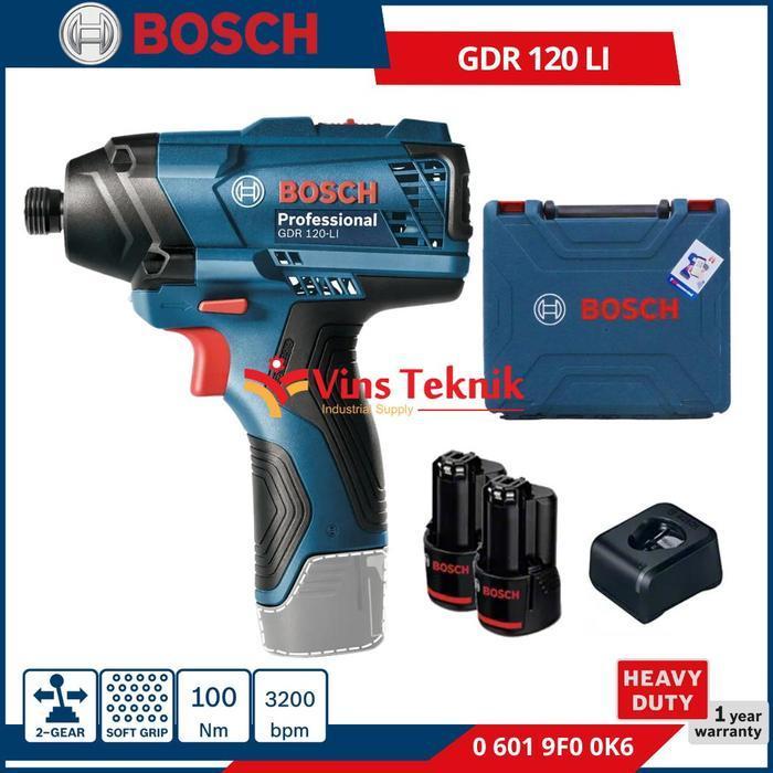 Mesin Bor Obeng Impack Driver GDR120LI BOSCH GDR 120 LI