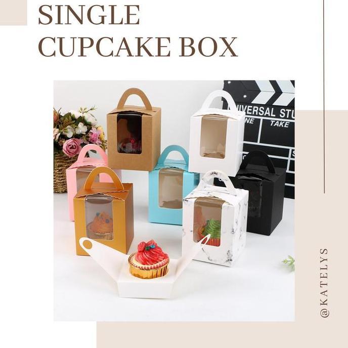 Single Muffin Cupcake Box | Kemasan Kotak Cupcake | Box Cupcake