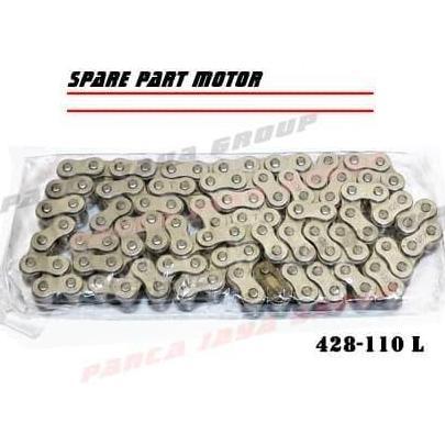 Rantai Gear 428-110 Cg-110-125 Cg100 Cg125 Gl Max Cdi Gto Cb100 Cb125 Restock