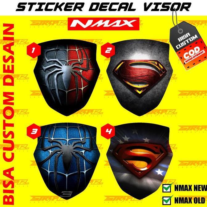 Stiker Decal Visor New Nmax 2020 / Old Nmax (2015-2019) Baru