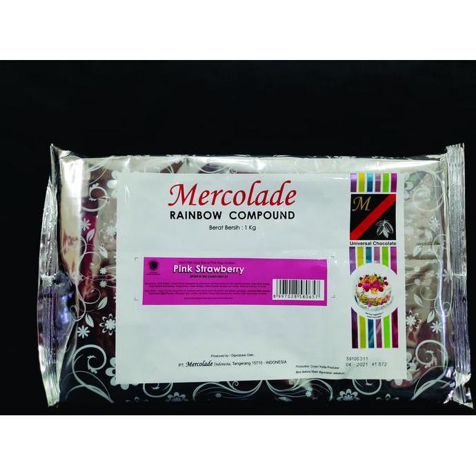 Mercolade Pink Strawberry 1Kg / Coklat Batang