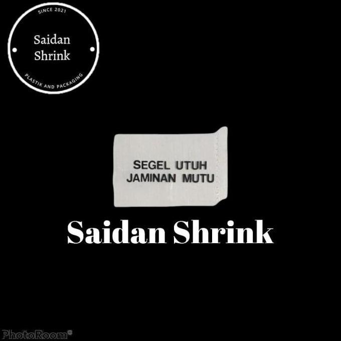 Segel plastik Tutup Botol SUJM Bening Segel Tutup Botol