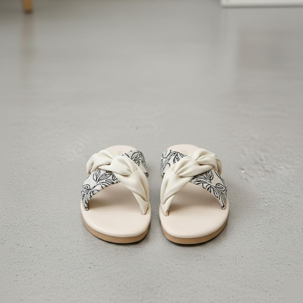 BOSTANTEN Sandal Wanita Flat / Sandal Anti Slip Wanita Kekinian Murah