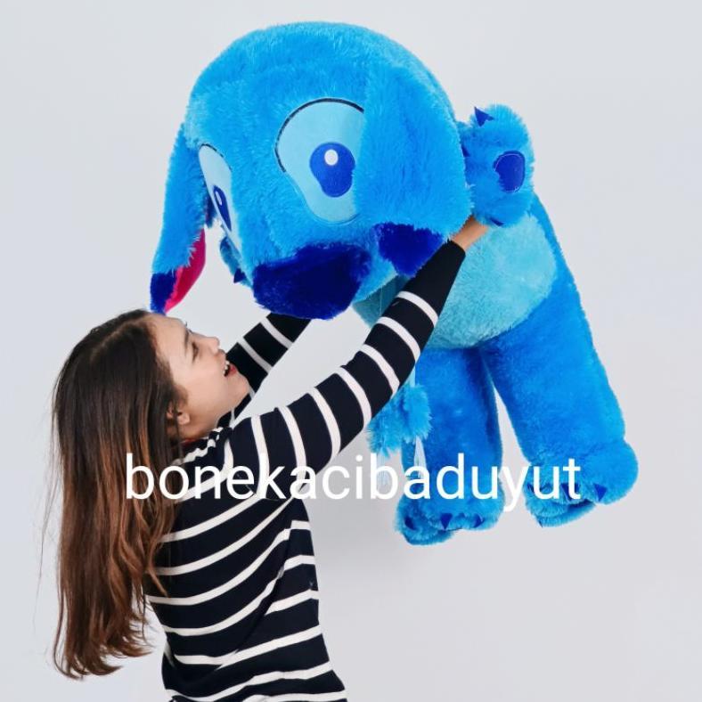 Termurah  Boneka Stitch Jumbo 1 Meter Lasfur Lucu
