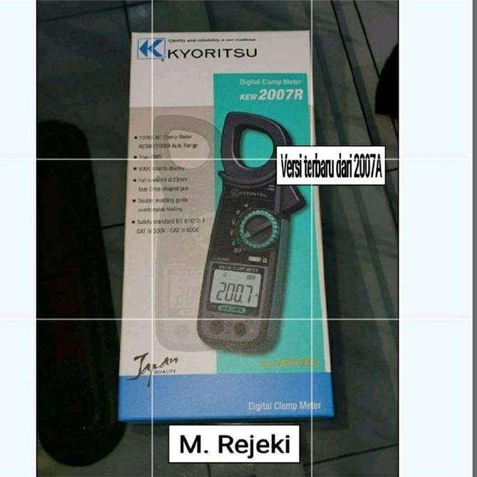 Promo Kyoritsu 2007A Tang Ampere Digital Clamp Meter Kyoritsu 2007A / 2007R (Versi Terbaru)