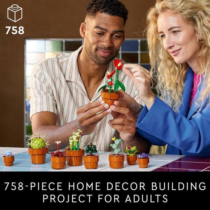 Upupup- Lego Botanicals 10329 Tiny Plants (758 Pieces), Building Block, Toys, Bricks