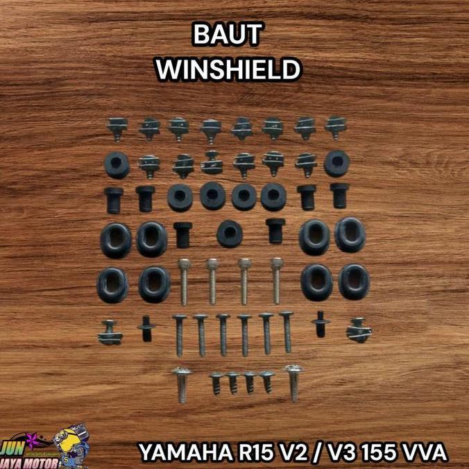 Baut Fullset Body Winshield Yamaha R15 V2 V3 155 Vva Ready