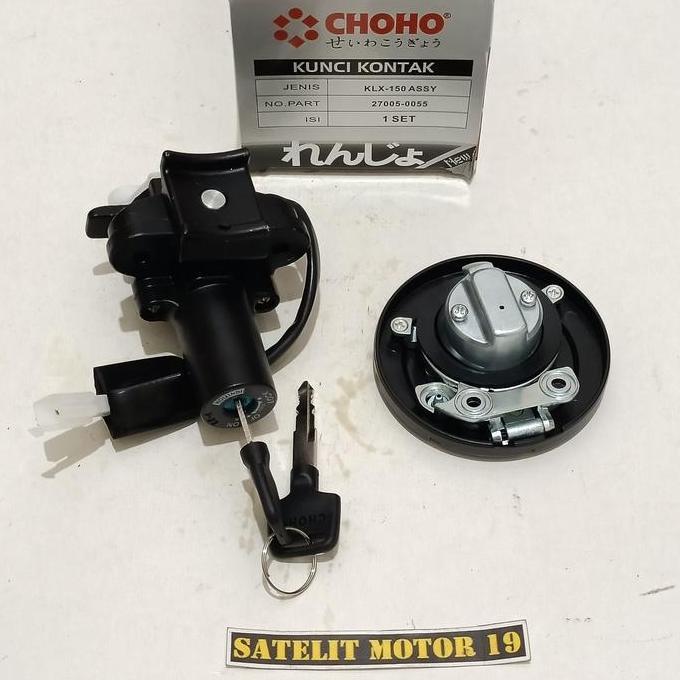 Promo CHOHO Kunci Kontak Set Assy Plus Tutup Tangki KLX 150 L S BF D TRACKER Merk CHOHO No Part 2700