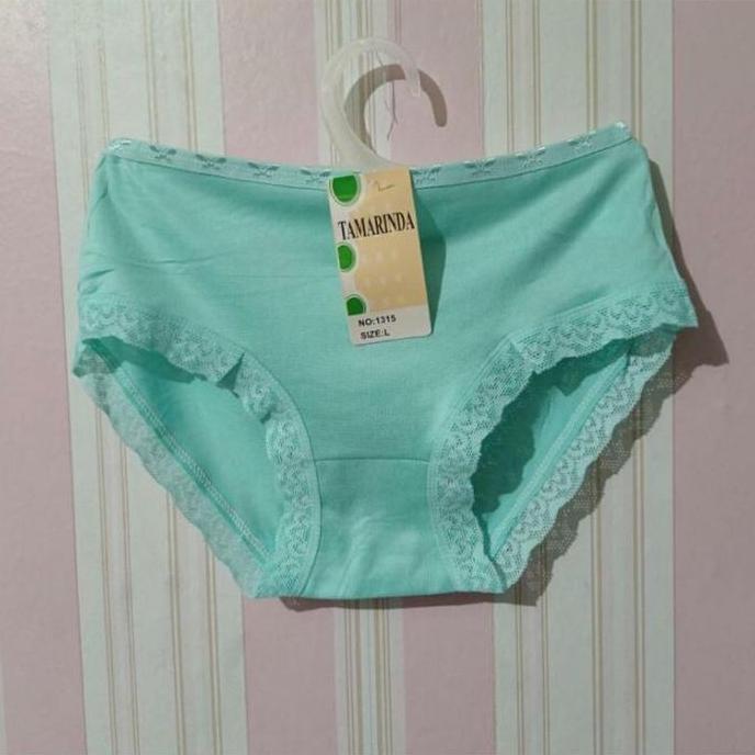 Wkwkwk- 1 Lusin Cd Tamarinda Renda Bawah Bahan Katun Premium
