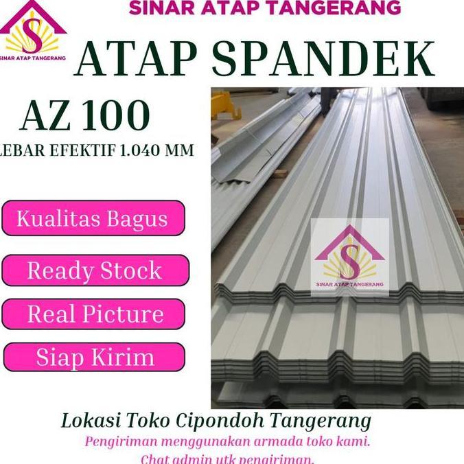 Avastashop - ATAP ZINCALUME / ATAP SPANDEK TB .3 MM PANJANG 7 M