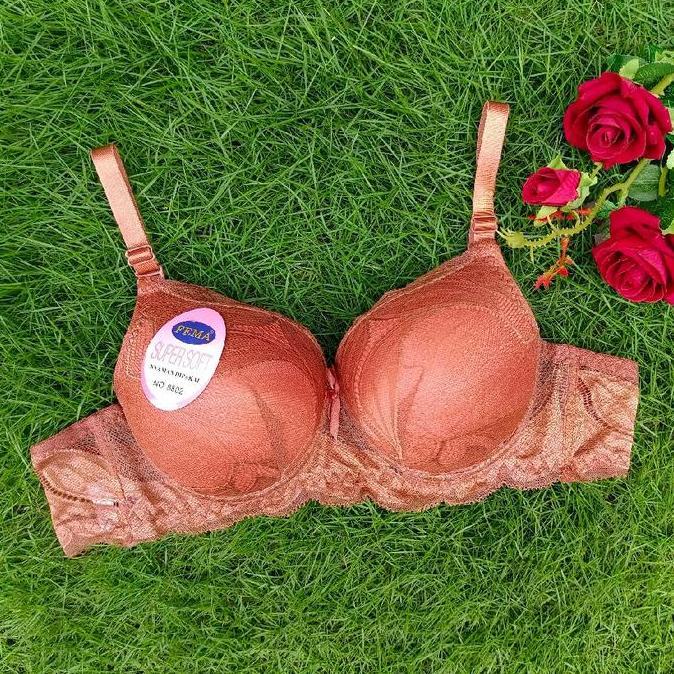 Nyaman- Bra Bh Wanita Pakai Kawat Busa Tebal Kaku Cup B-C Size 38-44