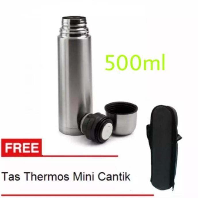 termos kecil termos stainless 0.5L termos air panas