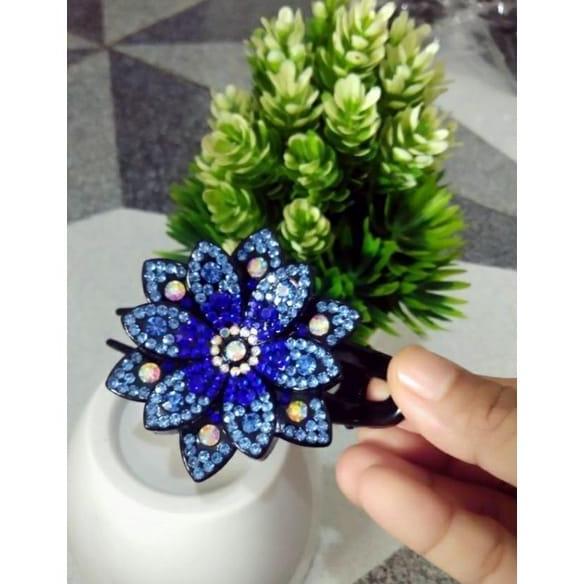 Lansungkirim- Jepit Hiasan Rambut Korea Permata Pesta Hiasan Sanggul Korea / Jepit Bunga Hiasan Ramb