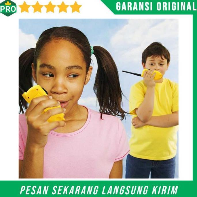 Mainan Edukasi Anak Walkie Talkie Kids Ht Mini Radio Toy 1 Pasang Garansi