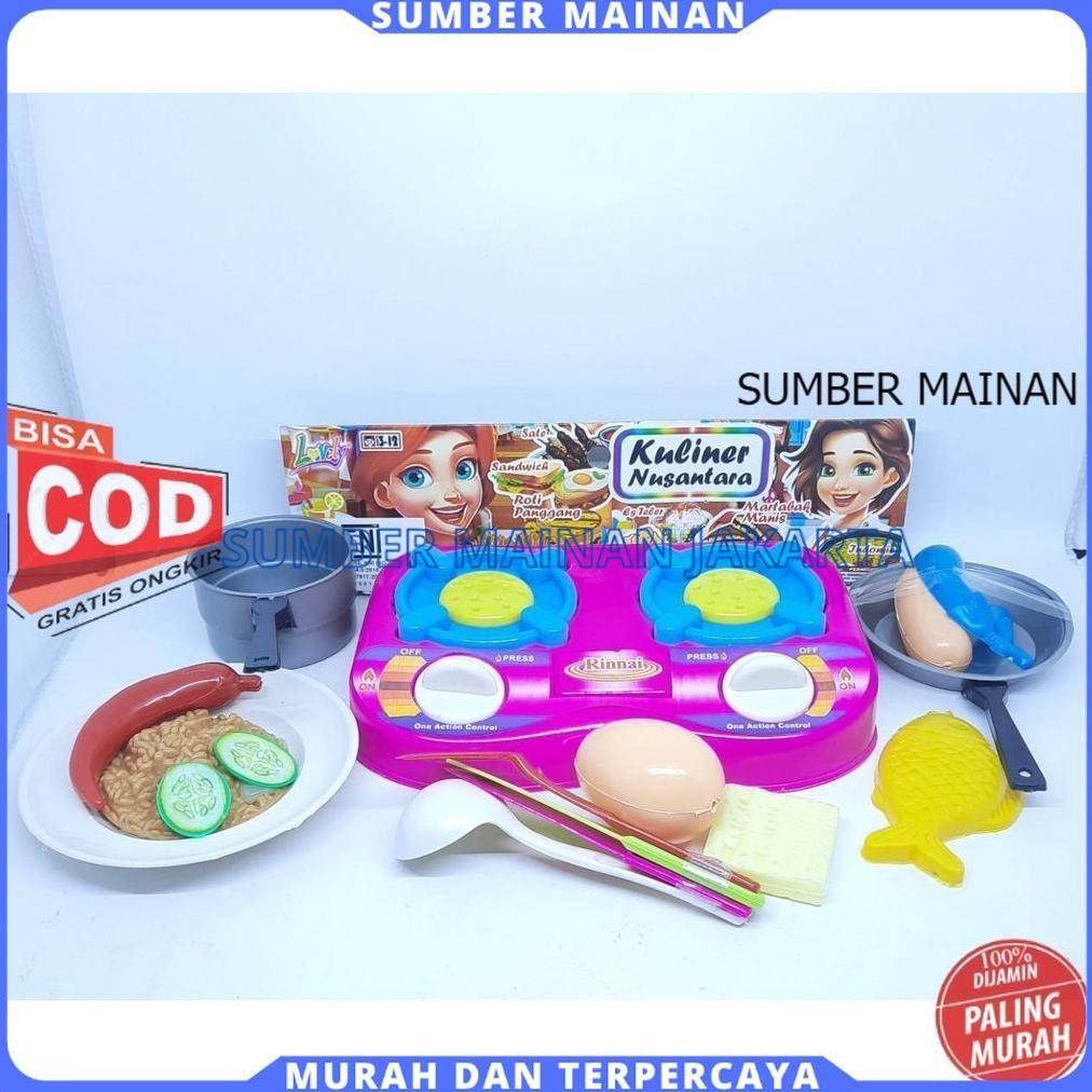 EXCLUSIVE Mainan Anak Masak Dapur Set SNI Plastik Lengkap