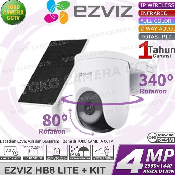 TERBARU - EZVIZ HB8 KAMERA CCTV WIFI WIRELESS IP CAMERA BATERAI TANPA KABEL