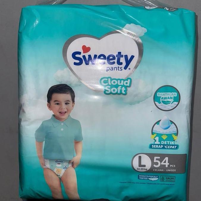 Brea- Sweety Silver Pants Popok Celana L54 Bayi Kering Cloudy Baby