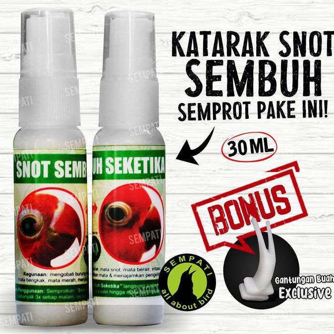 Kicaudor- Sempati Snot Sembuh Seketika Sempati Vitamin Obat Burung Sakit Mata Katarak Bengkak Berair