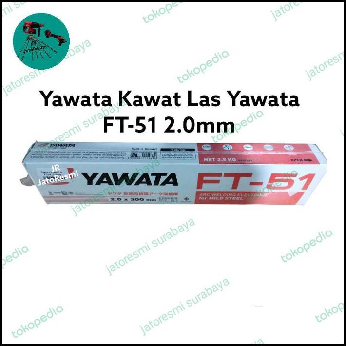 DISKON KAWAT LAS BESI YAWATA FT-51 2.0MM X 300MM 2.5KG AWS A5.1 E6013
