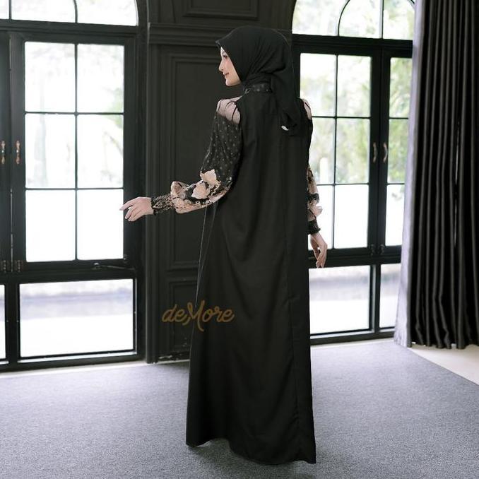 Gamis Muslim Wanita Lebaran Mewah Dress Kondangan Motif Ekslusif Baju Lamaran Syari | Gamis Kirana