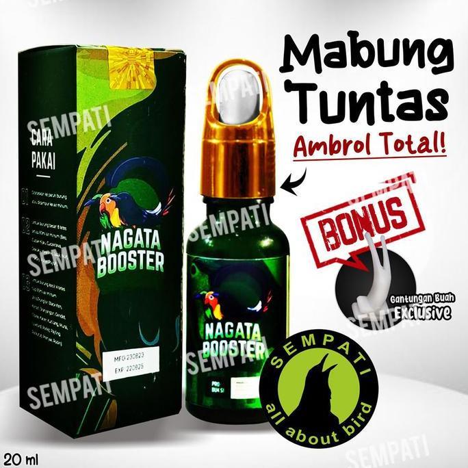 Kicaudor- Sempati Nagata Booster Vitamin Burung Murai Lovebird Kacer Kenari Cucak Ciblek Obat Atasi 