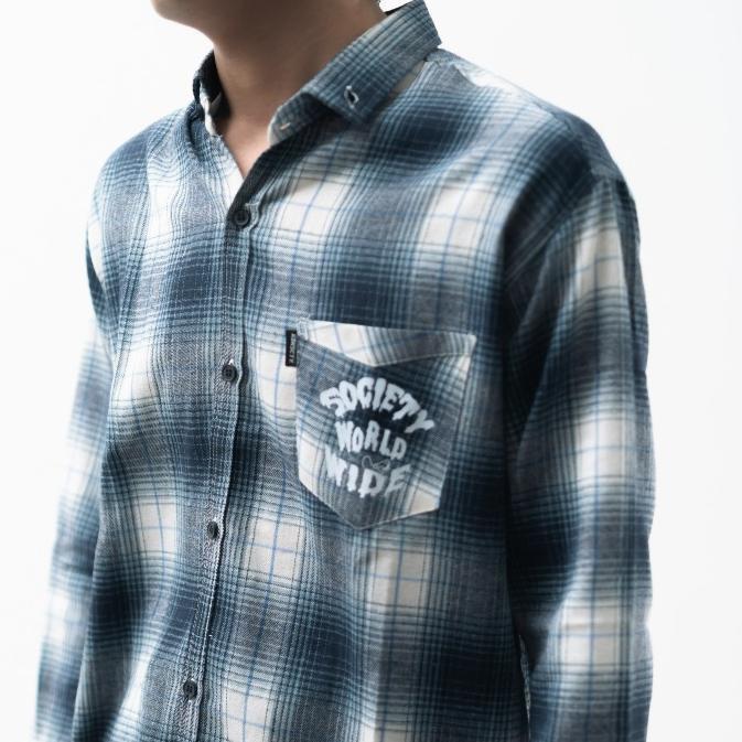 HOT DEALS Kubik Society Flanel Veterano - Veterano Blue Worldwide