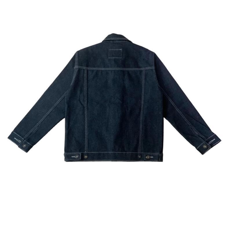 NEW Jaket Denim 14oz - Jaket Jeans Pria - Jaket Denim Trucker - Raw Denim