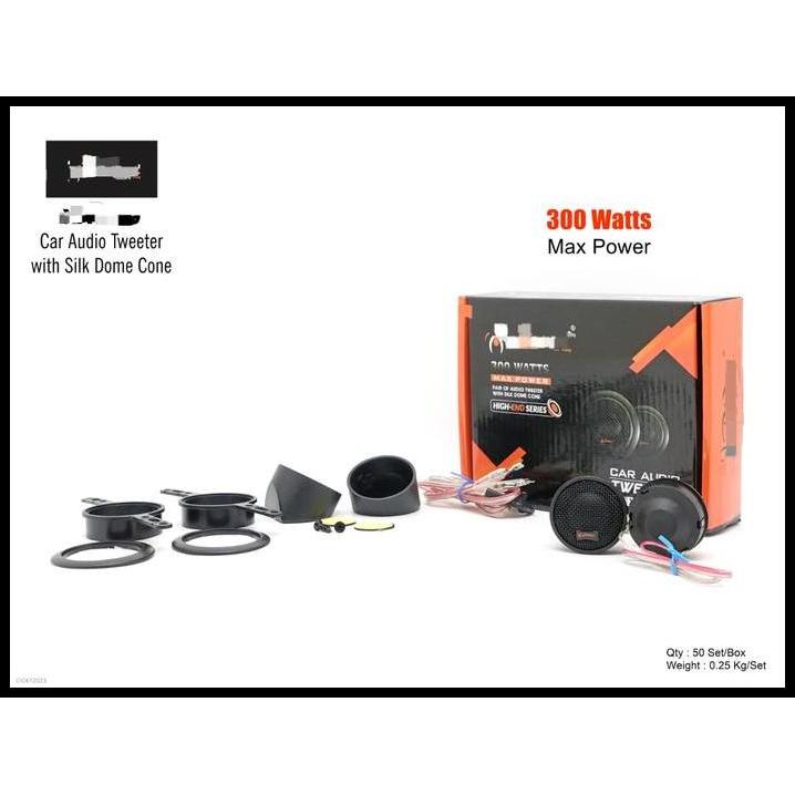 DISKON TWEETER CAR AUDIO 300 WATTS MAX POWER 