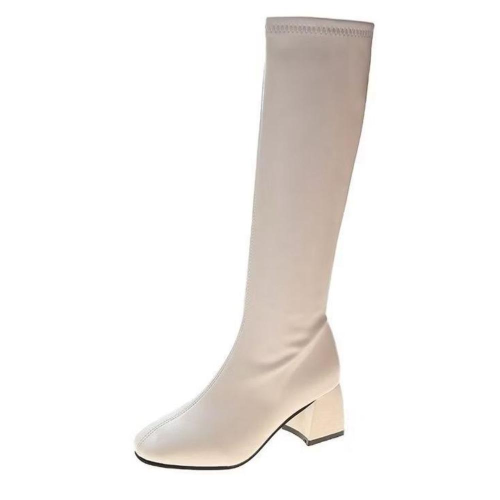 Official Sepatu Boots Heels Panjang Hak Tau Flat Wanita Fashion Harga Fromo