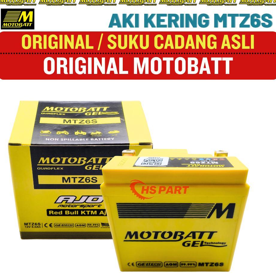 Aki Kering Motobatt MTZ6S CB150R CBR150R CB150X Supra GTR Vario 125 150 160 Original 100%