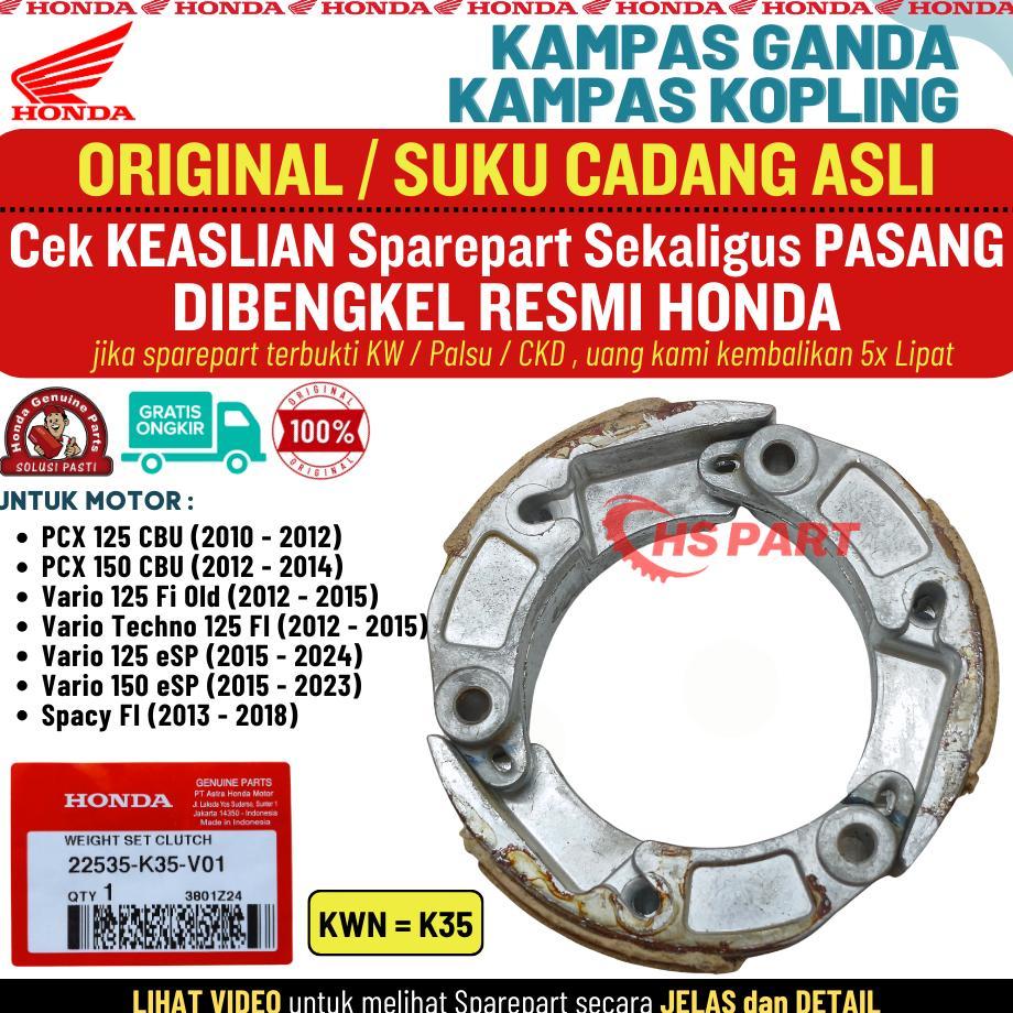 Kampas Ganda Otomatis Kopling Vario 125 LED Original Vario 125 Old Vario 150 Led Original PCX 150 Sp