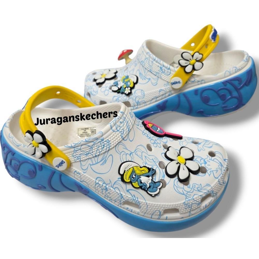 BestPromo Sandal Crocs Platform Smurf/Crocs Platform/Sandal Selop Wanita/Sandal Wanita/Sandal Wanita
