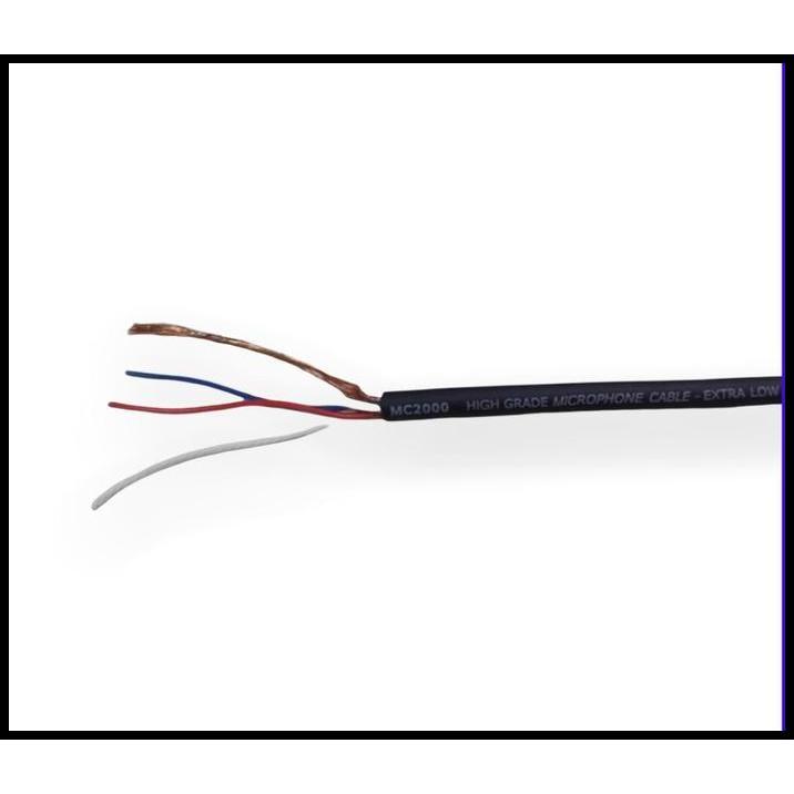 TERBARU KABEL AUDIO MICROPHONE 1 ROLL 100M ATAU PER METER !!