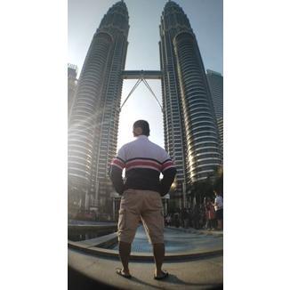 GARANSI Jaket Tracktop Casuall putih Navy List merah ROJALI STM