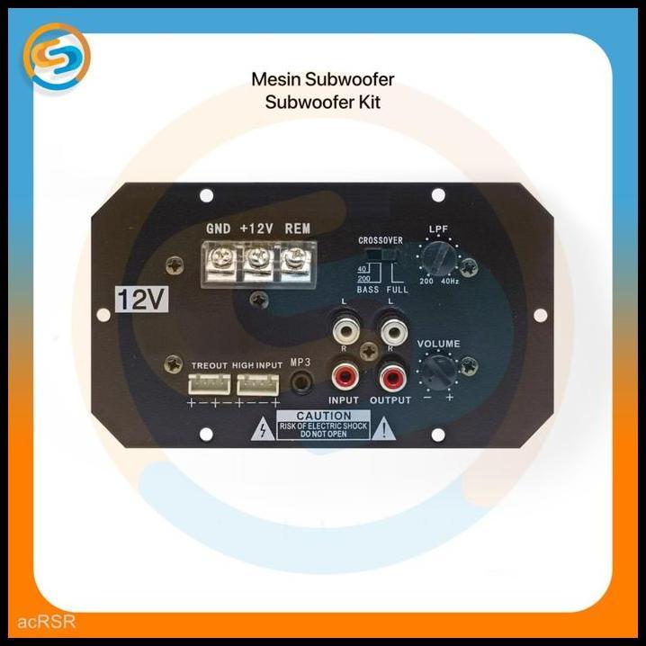 HOT DEAL KIT AMPLIFIER SUBWOOFER MOBIL 12V