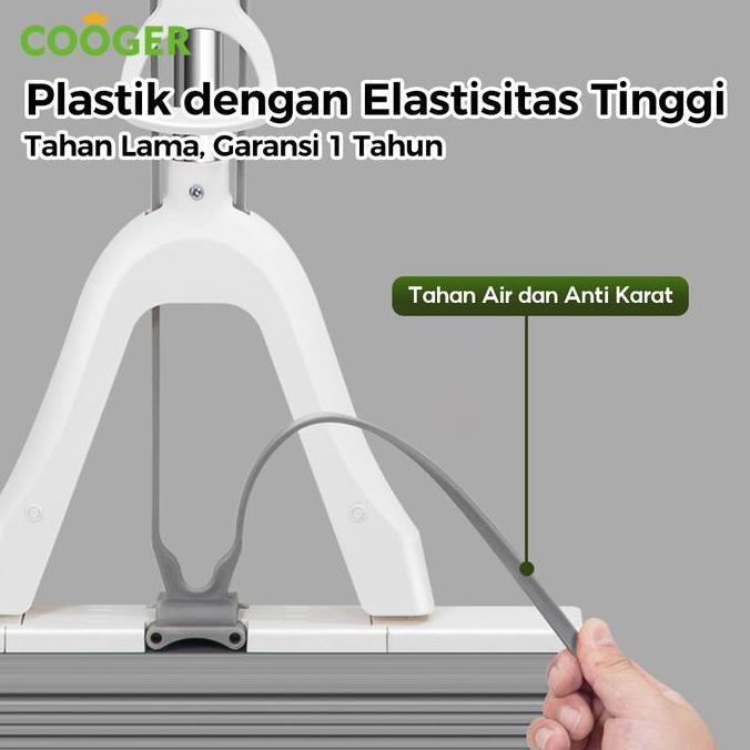 Sumimase- Cooger Sponge Mop Alat Pel Busa Peras Lipat Otomatis Pel Spons Pva 33Cm 3S Cepat Lunak Pel