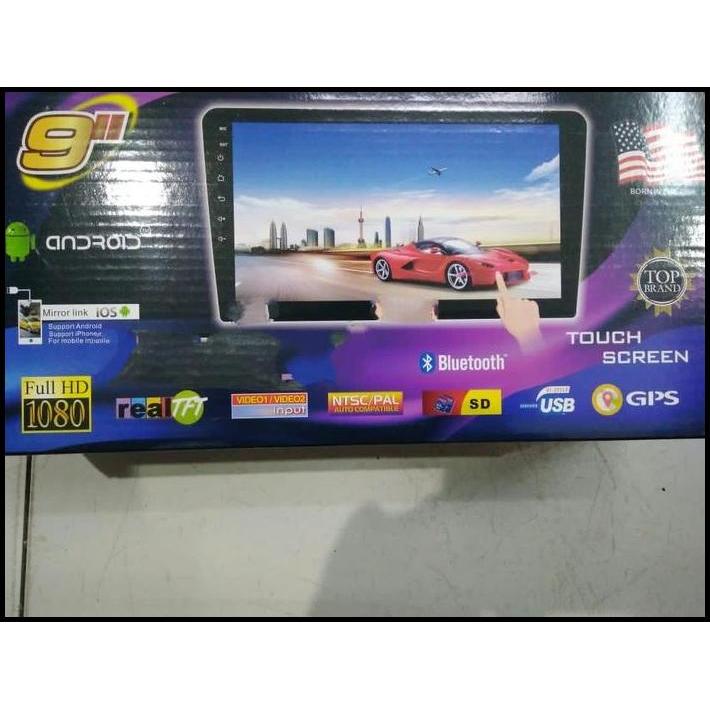 TERLARIS TV ANDROID DOUBLE DIN 9 INCH MP5 - TV MOBIL ANDROID 2 DIN 