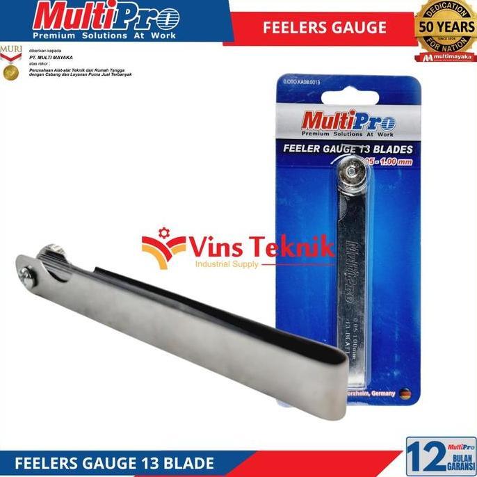Feeler Gauge Fuller Gauge Pengukur Setelan Klep MULTIPRO