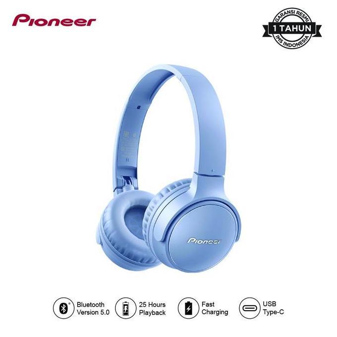 Pioneer Bluetooth Headphone Se-S3Bt - On Ear Headphone Bluetooth