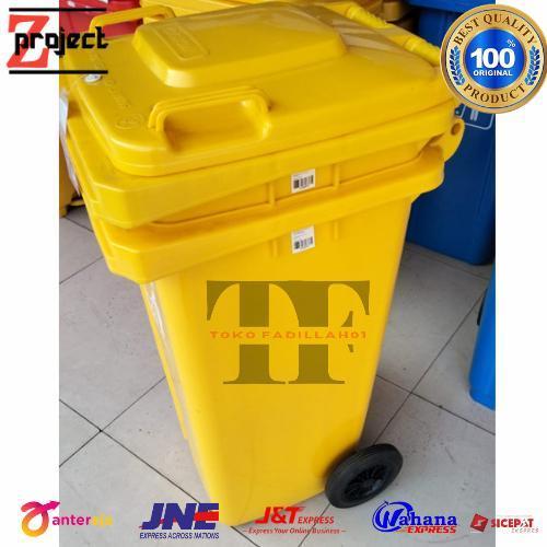 krisbow tempat sampah 120 Ltr outdoor dengan roda / tong sampah besar 120 liter / dust bin 120 liter