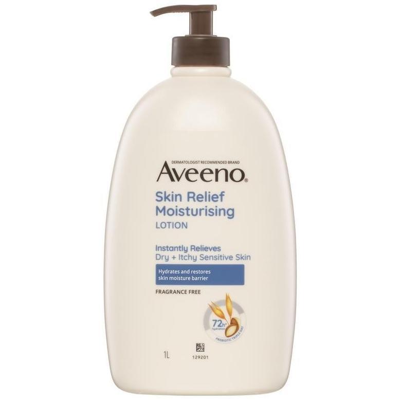 Aveeno Skin Relief Moisturising Fragrance Free Body Lotion 1L