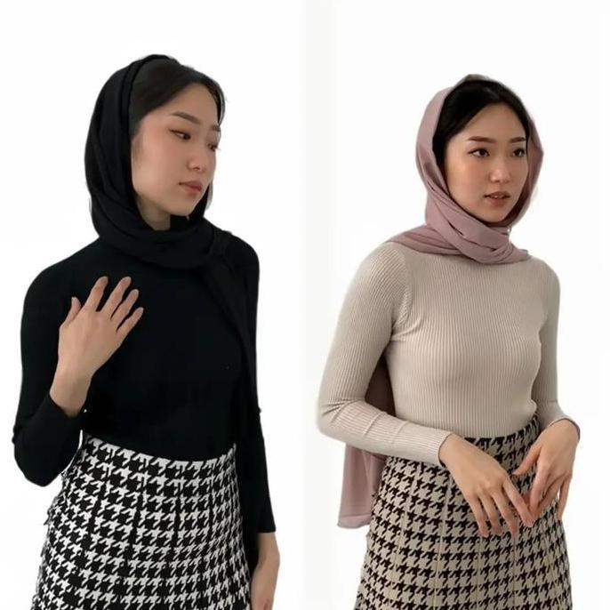 ATASAN RAJUT TURTLE NECK / ATASAN RAJUT  LEHER TINGGI Manset