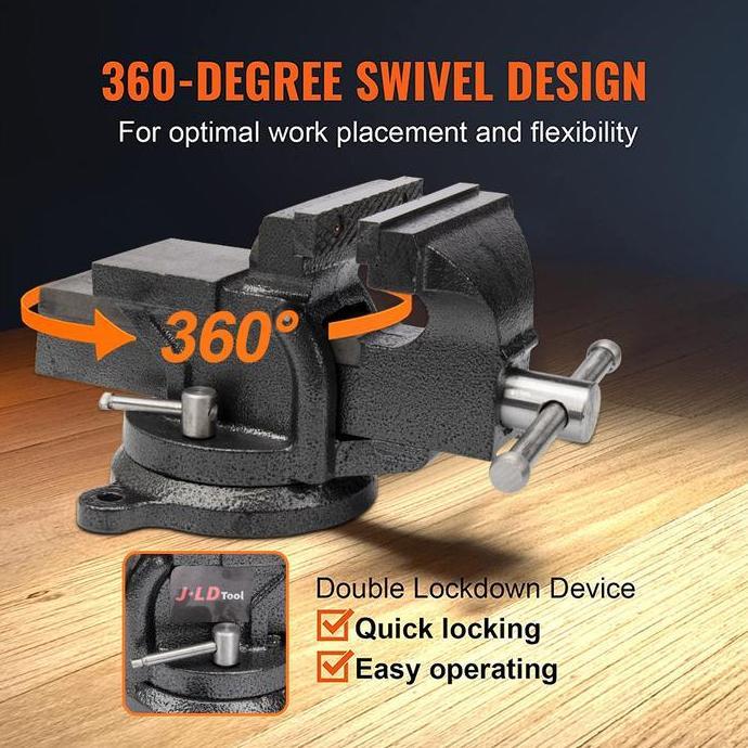 cifareger_store - jld ragum besi ragum putar 36 3/4/5/6/8inch catok clamp ragum klem ragum tanggem a