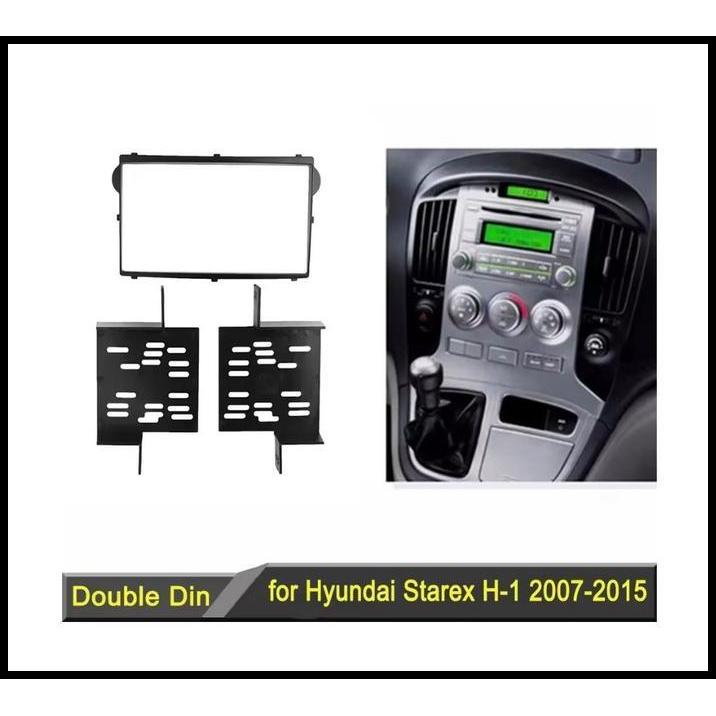 TERBARU FRAME HEADUNIT 7 INCH 2DIN HYUNDAI H1 H-1 STAREX 2007 - 2015 