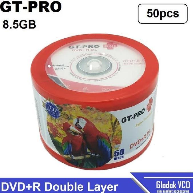 1Kondangjayabadi - Dvd Kosong / Cd Disc Blank Gt-Pro Dvd+R Dl 8X Tube 5Pcs Double Layer