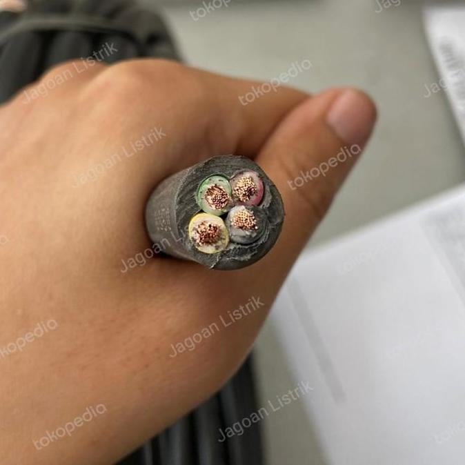 Promo Kabel NYYHY 4x4 mm Serabut 4 x 4 mm Extrana 50mtr Hitam 4x4mm Diskon