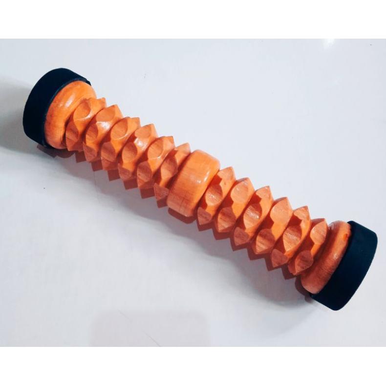 Alat Pijat Terapi Telapak Kaki Satu Roll Tradisional Kayu Original