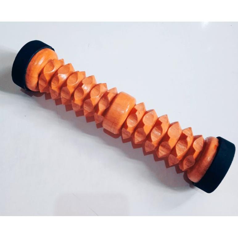 Alat Pijat Terapi Telapak Kaki Satu Roll Tradisional Kayu Super