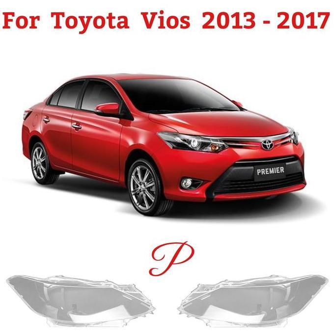 Promo Mika Headlamp Toyota Vios 2013 2014 2015 2016 2017 Gen 3 , Kaca Lampu Depan Diskon