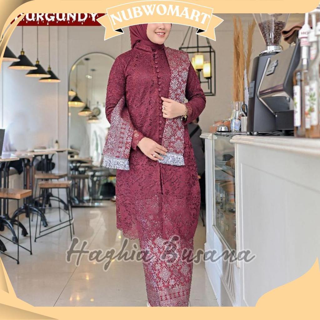 Set Kebaya Kancing Seribu Rok Songket Baju Pesta Kebaya Kurung Melayu Baju Wisuda Promo Puncak